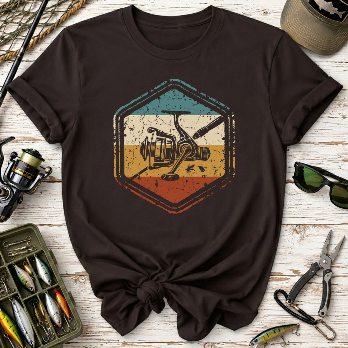 Vintage Fishing Reel T‑Shirt