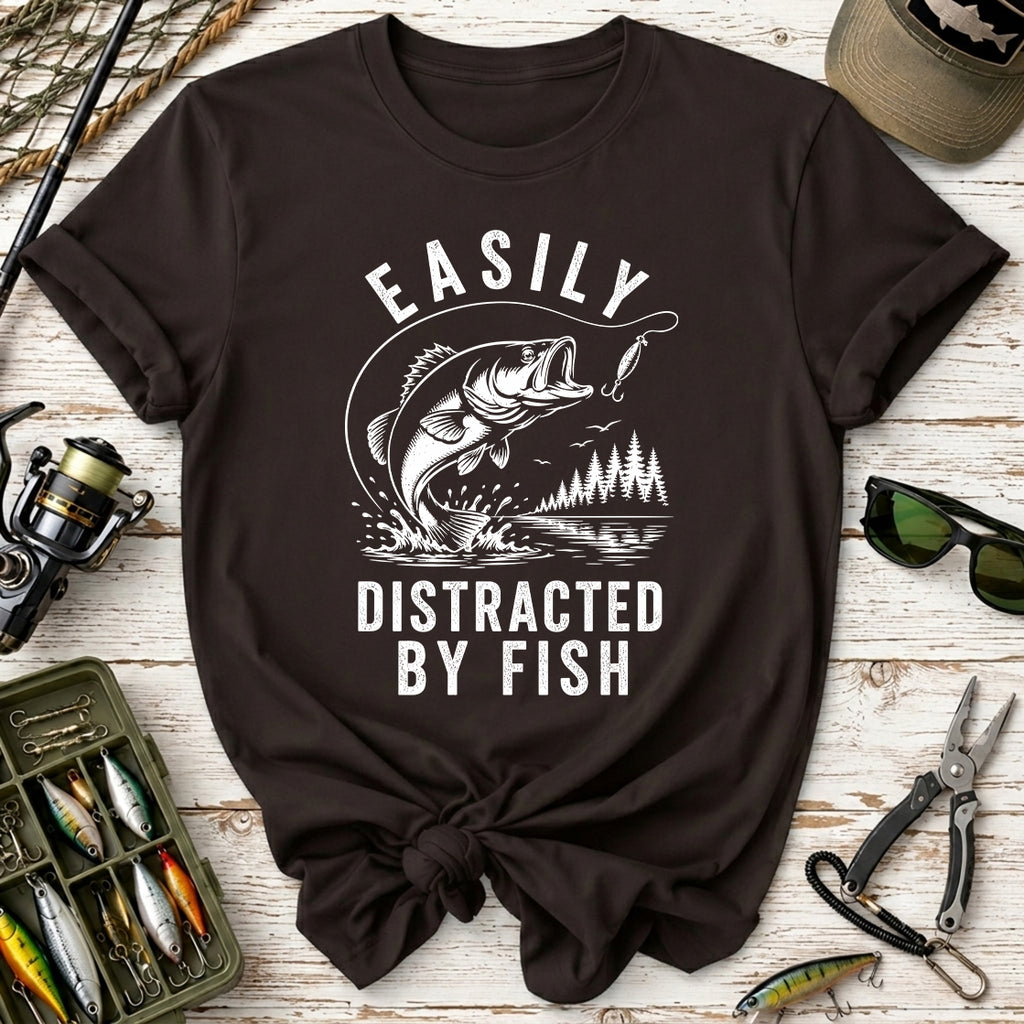 Easily Distracted By Fish T-Shirt
