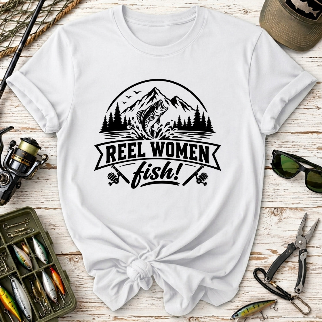 Reel Women Fish T-Shirt