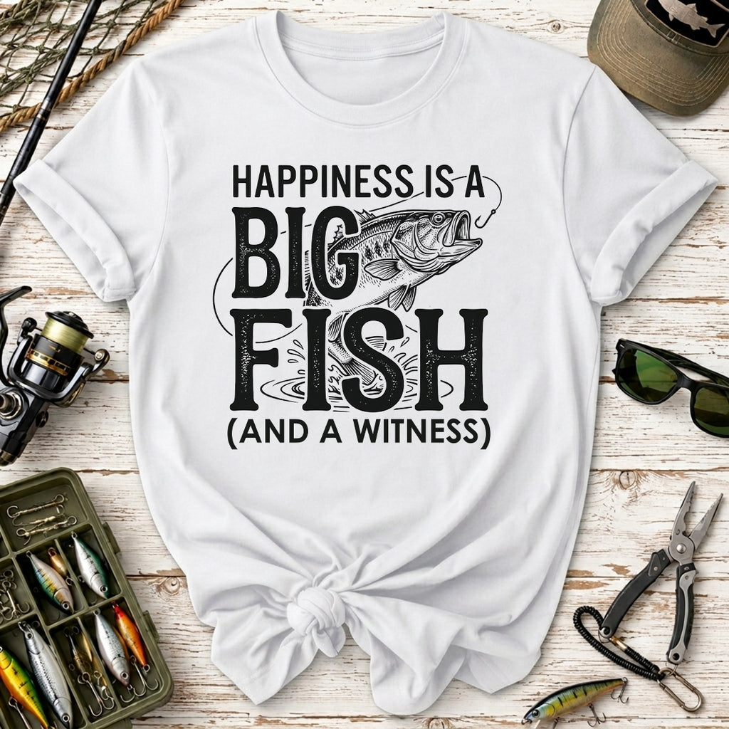 Happiness Is A Big Fish (And A Witness) T-Shirt