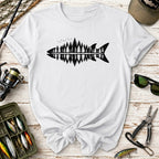 Forest Reflection Fish T‑Shirt –