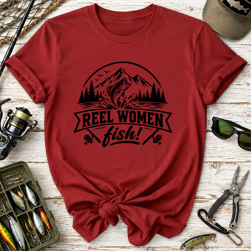Reel Women Fish T-Shirt