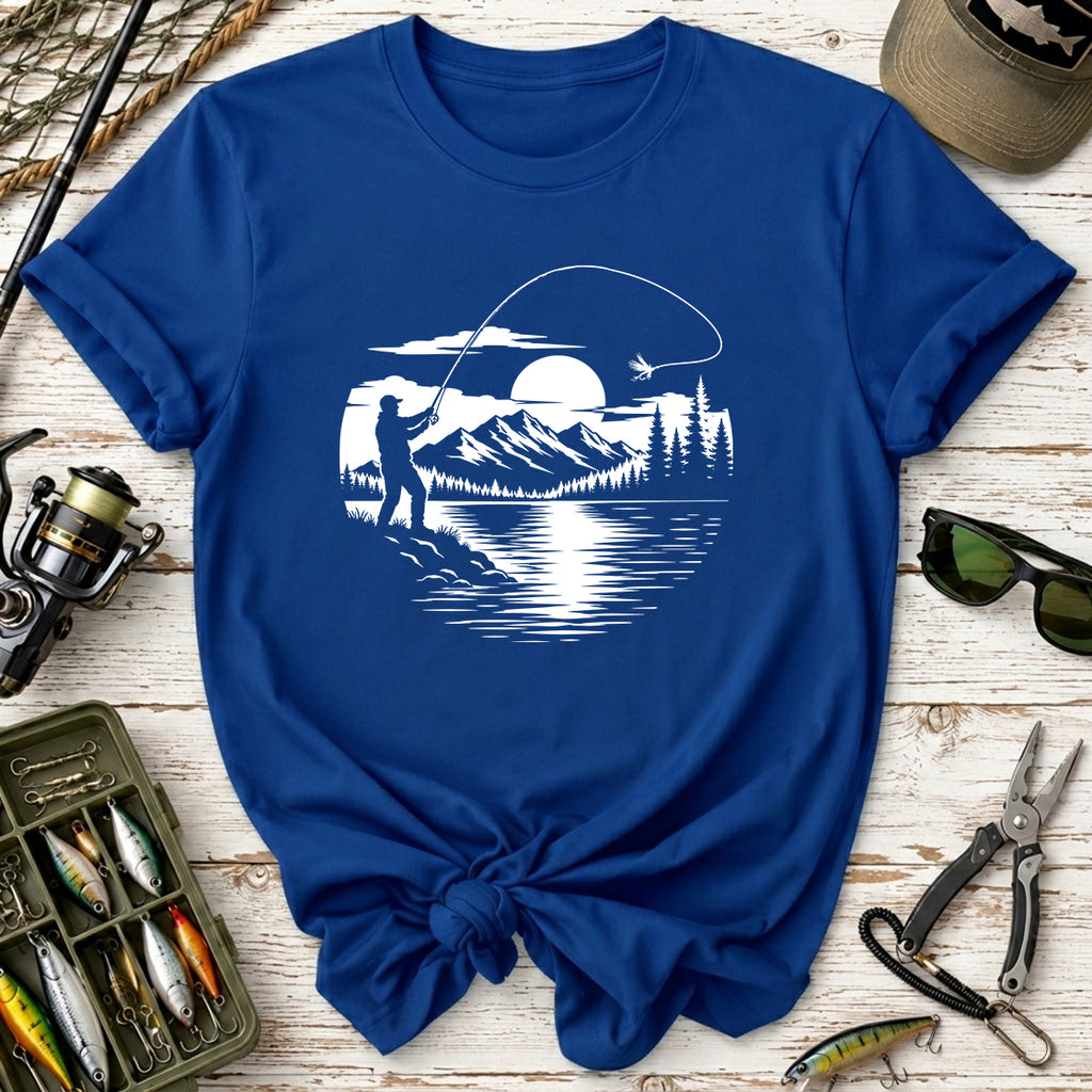 Fly Fishing Sunset T-Shirt