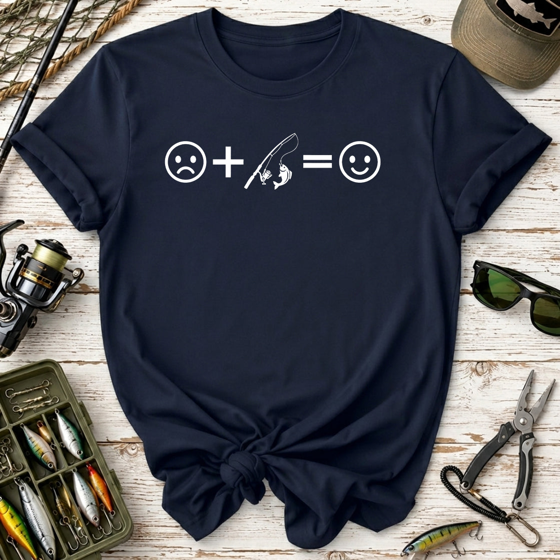 Fishing = Happiness T‑Shirt