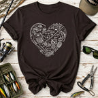 Fishing Heart Graphic T‑Shirt