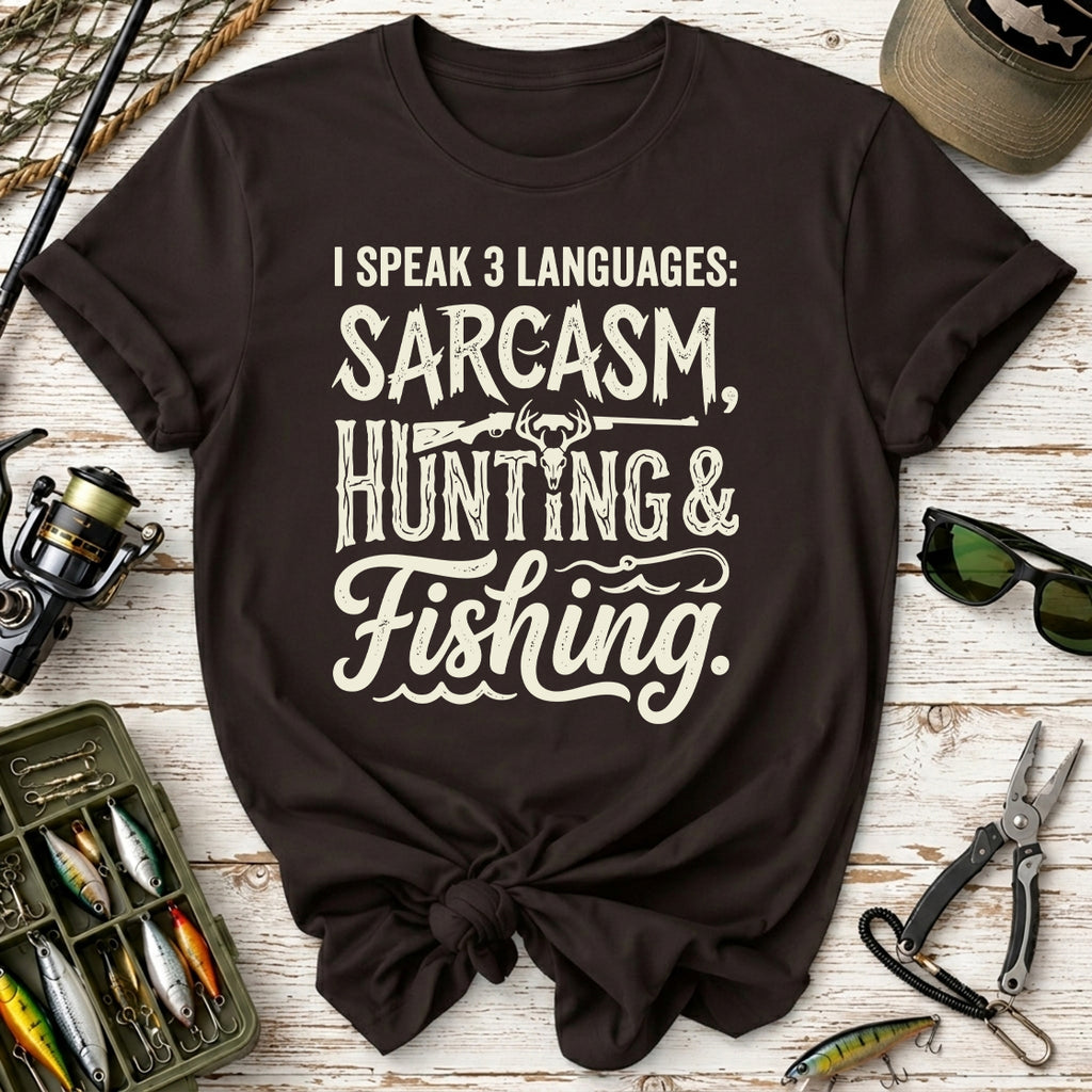 Hunting & Fishing Sarcasm T-Shirt