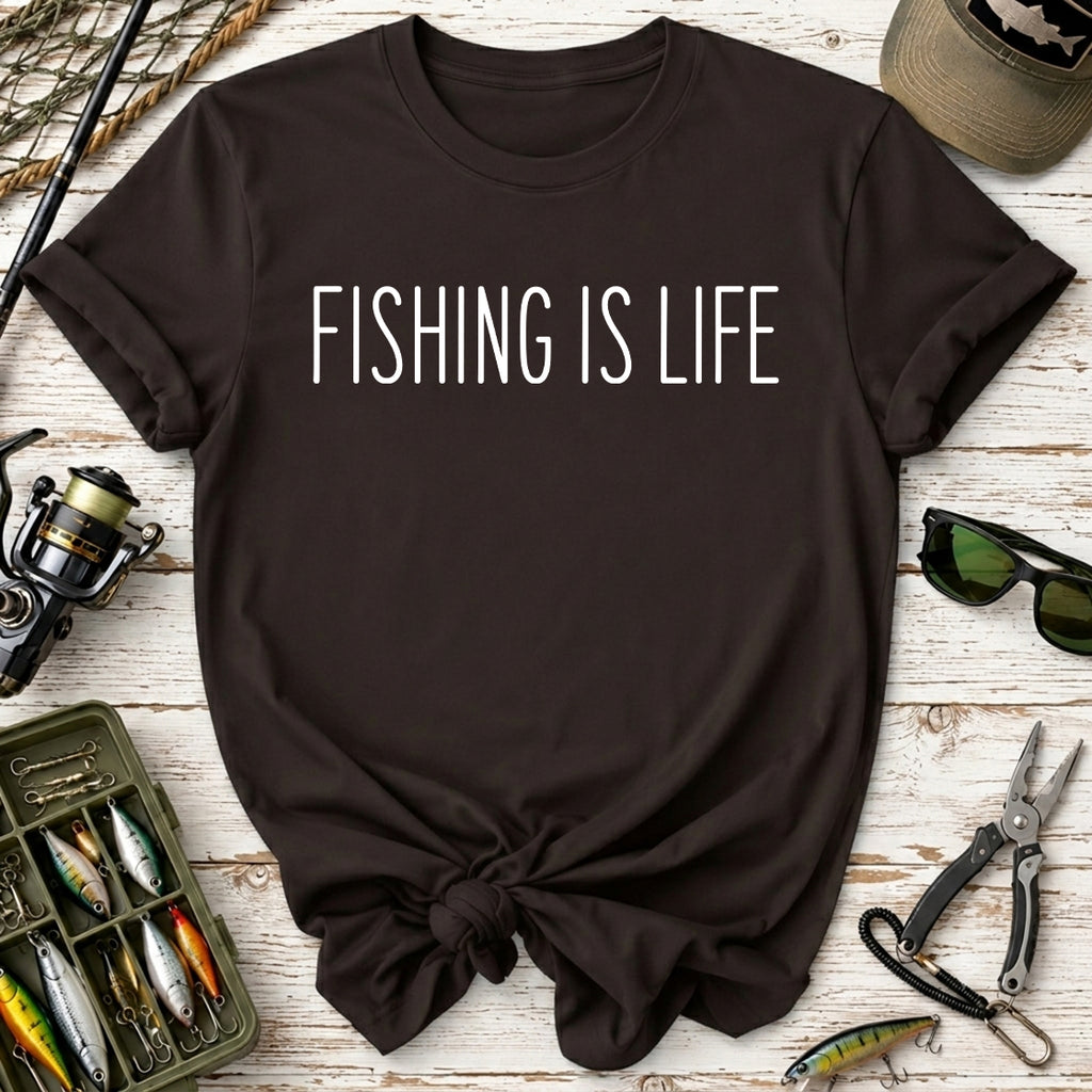 Fishing Is Life T‑Shirt