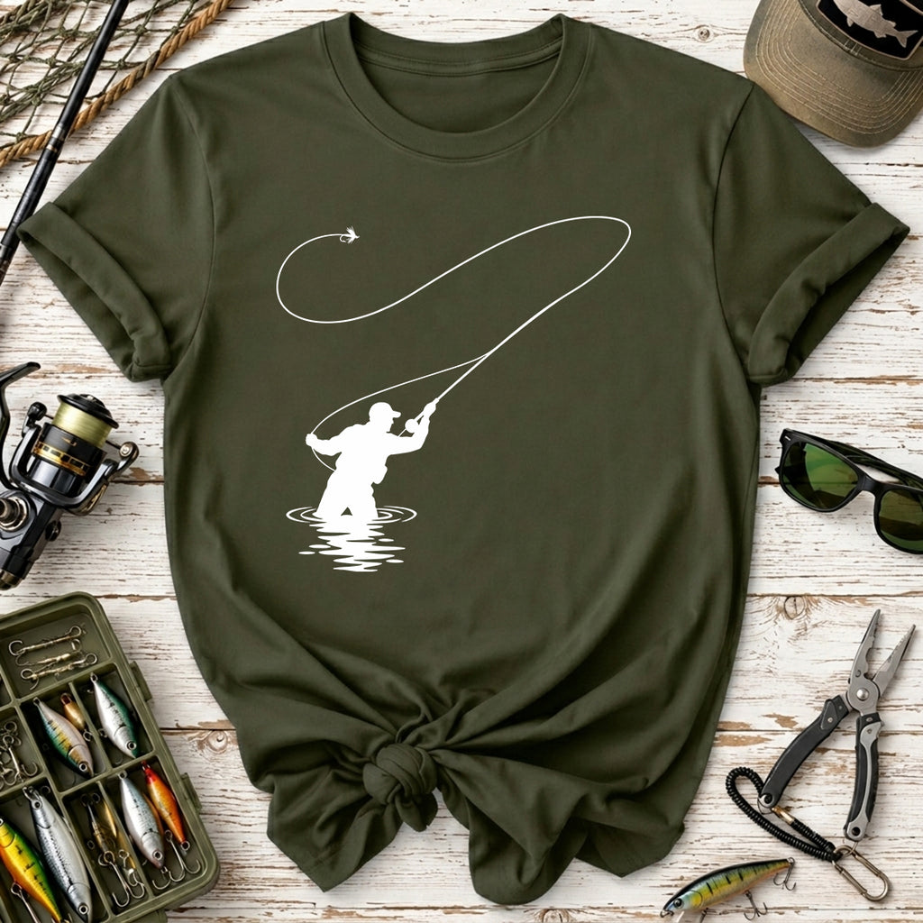 Casting Line Fly Fishing T-Shirt