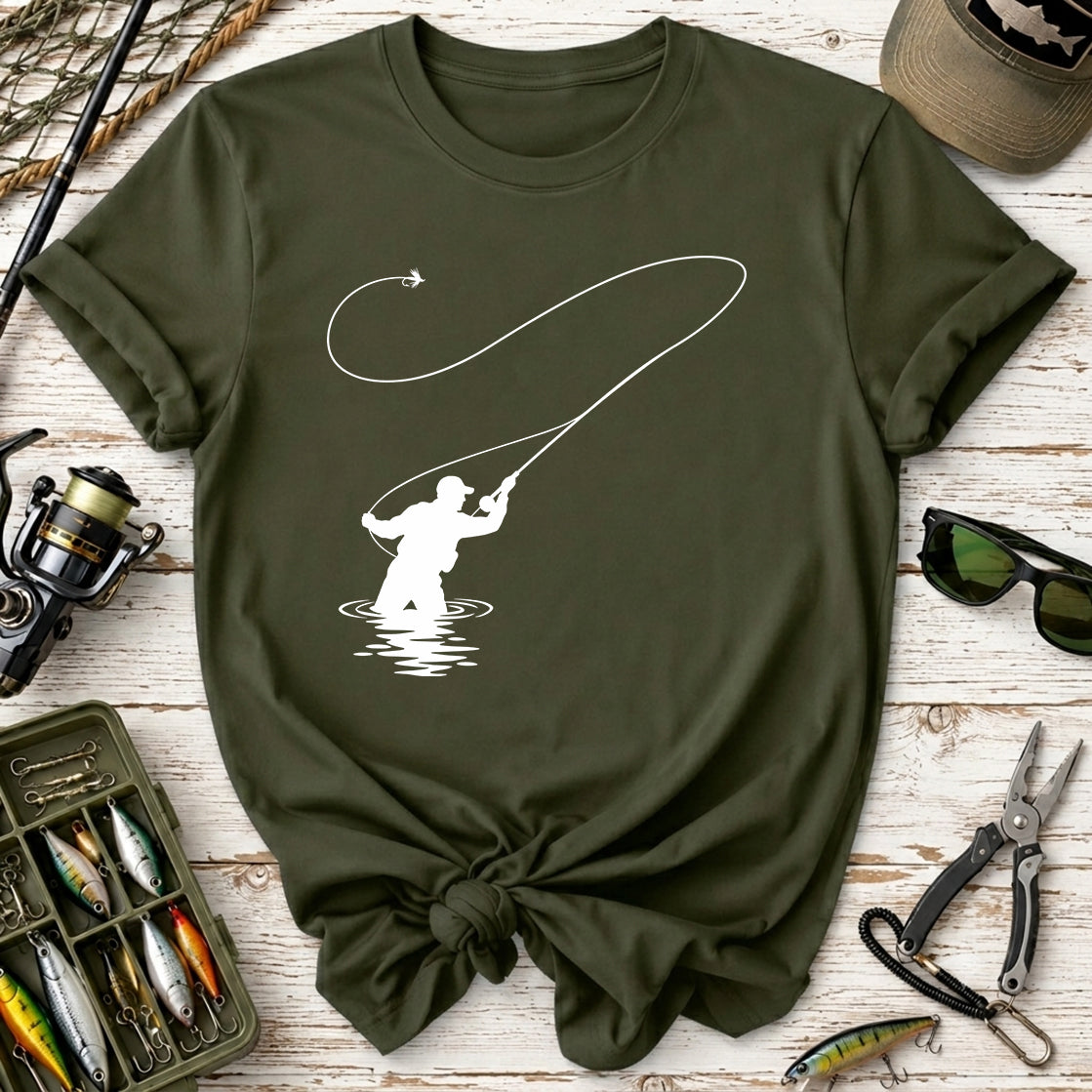Casting Line Fly Fishing T-Shirt