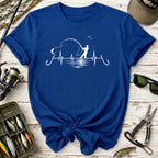 Fishing Heartbeat T-Shirt