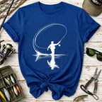 Fly Cast Reflection Fishing T-Shirt