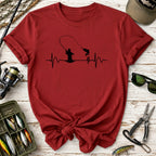 Fly Fishing Heartbeat T-Shirt