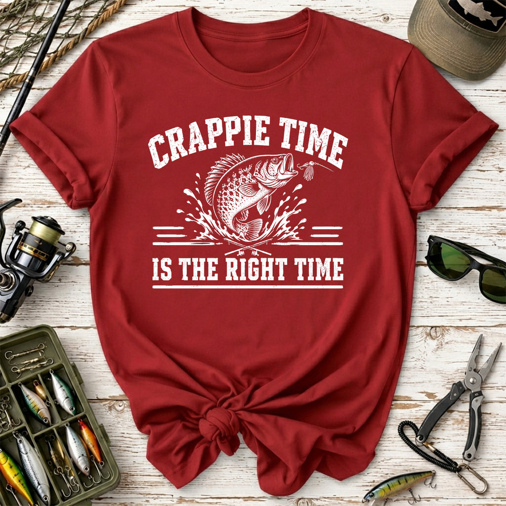 Crappie Time Fishing T-Shirt
