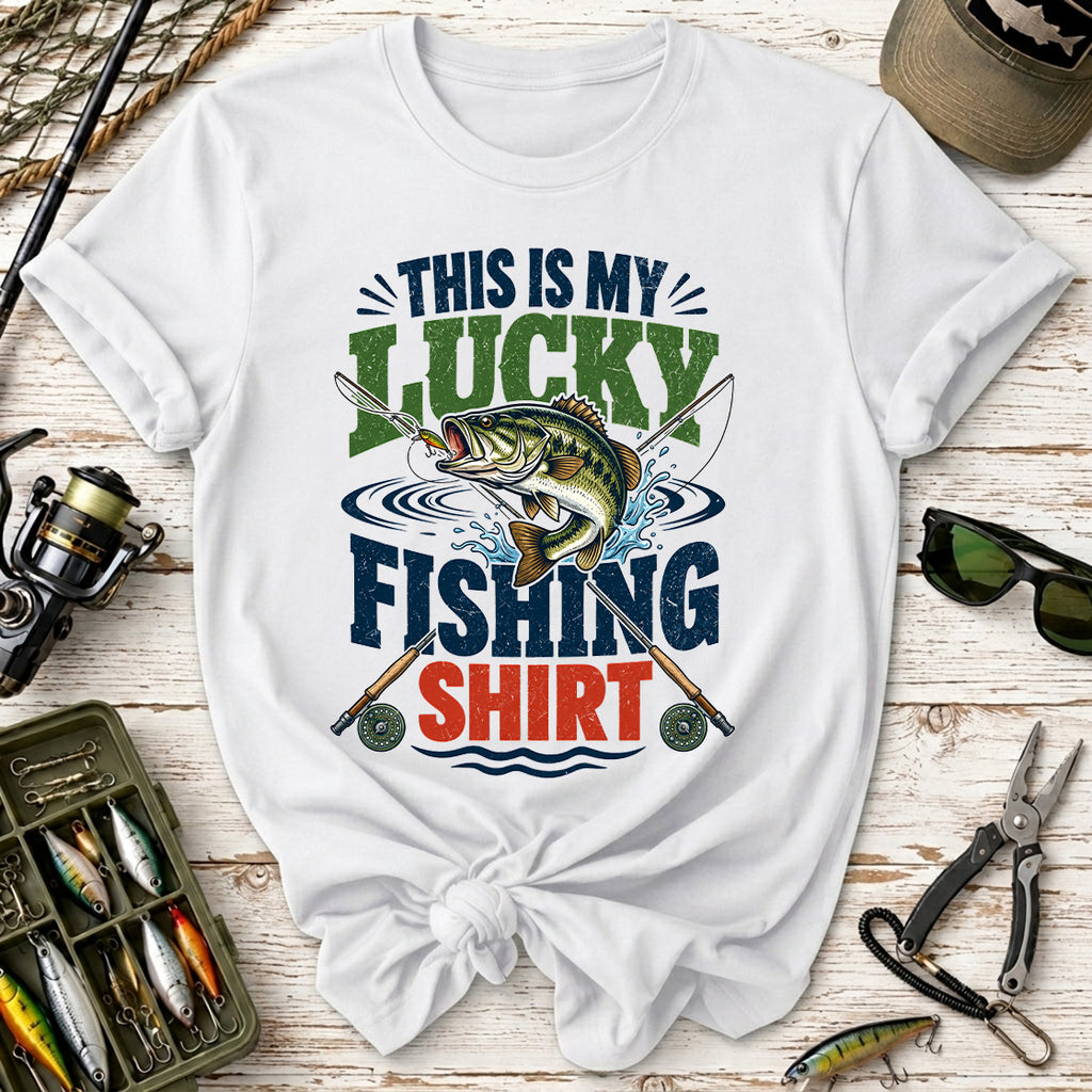 This Is My Lucky Fishing Shirt T-Shirt