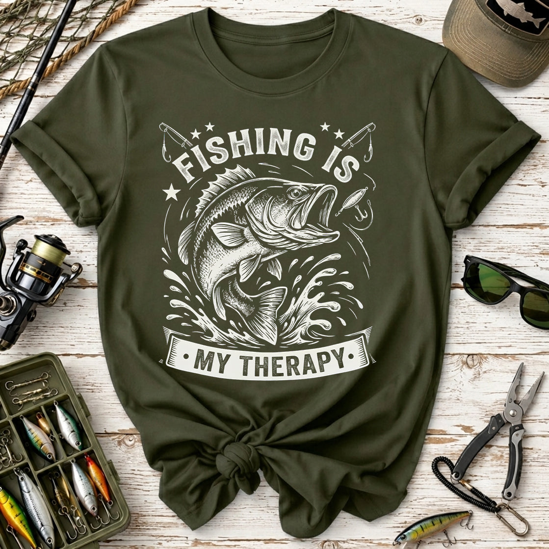 Fishing Is My Therapy T-Shirt