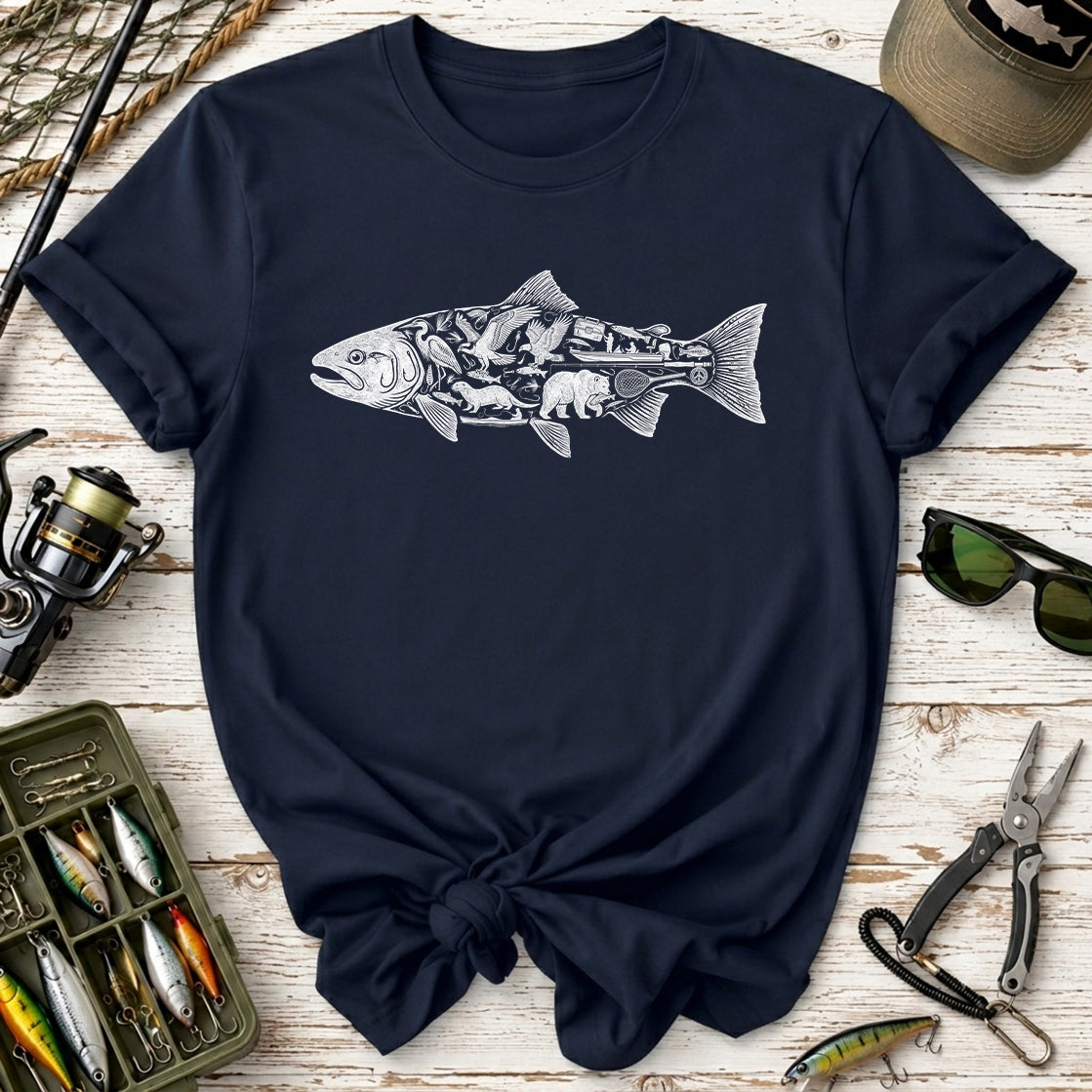 Wildlife Fishing T-Shirt