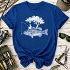 Vintage Angler Bass Fishing T-Shirt