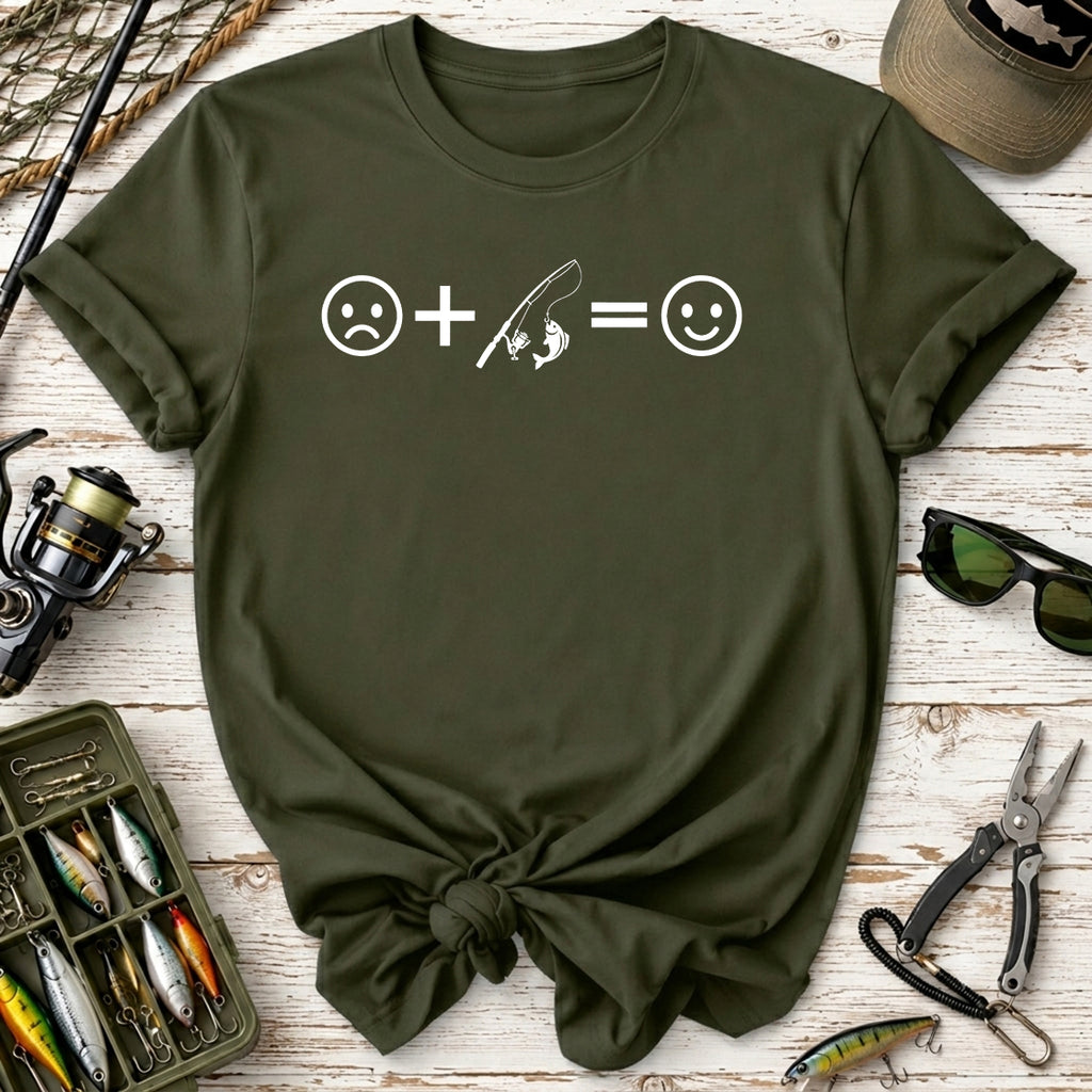 Fishing = Happiness T‑Shirt