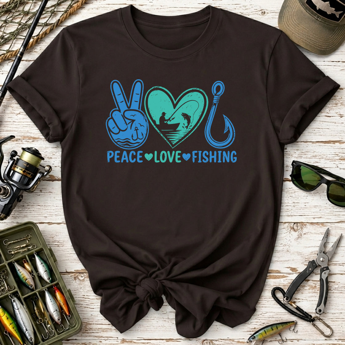 Peace Love Fishing T-Shirt