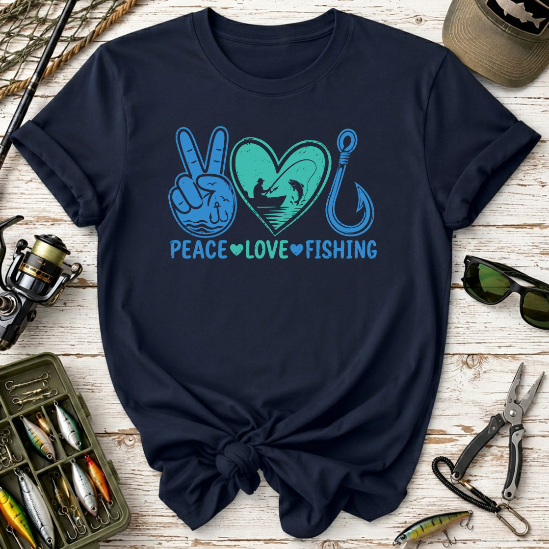Peace Love Fishing T-Shirt