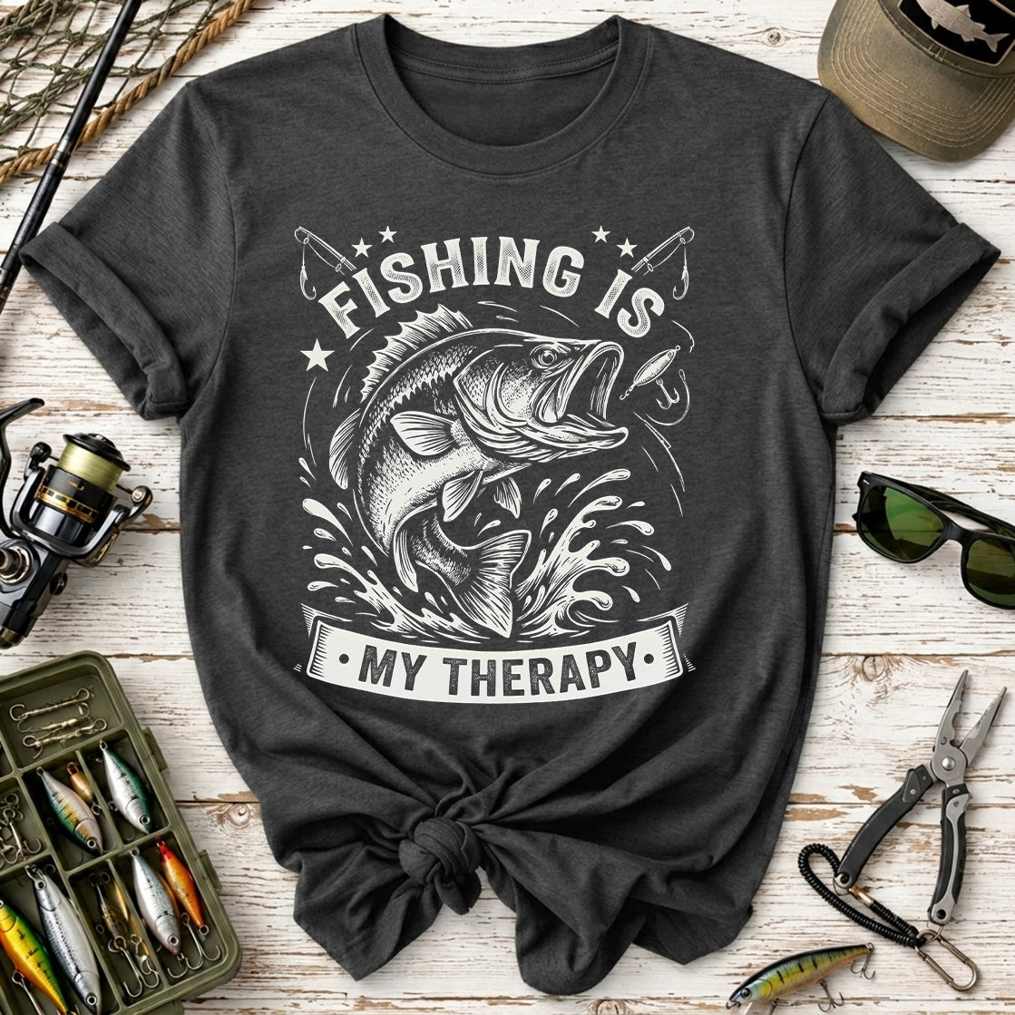 Fishing Is My Therapy T-Shirt