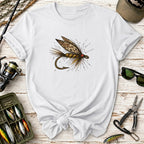 Vintage Feather Fly Fishing T-Shirt